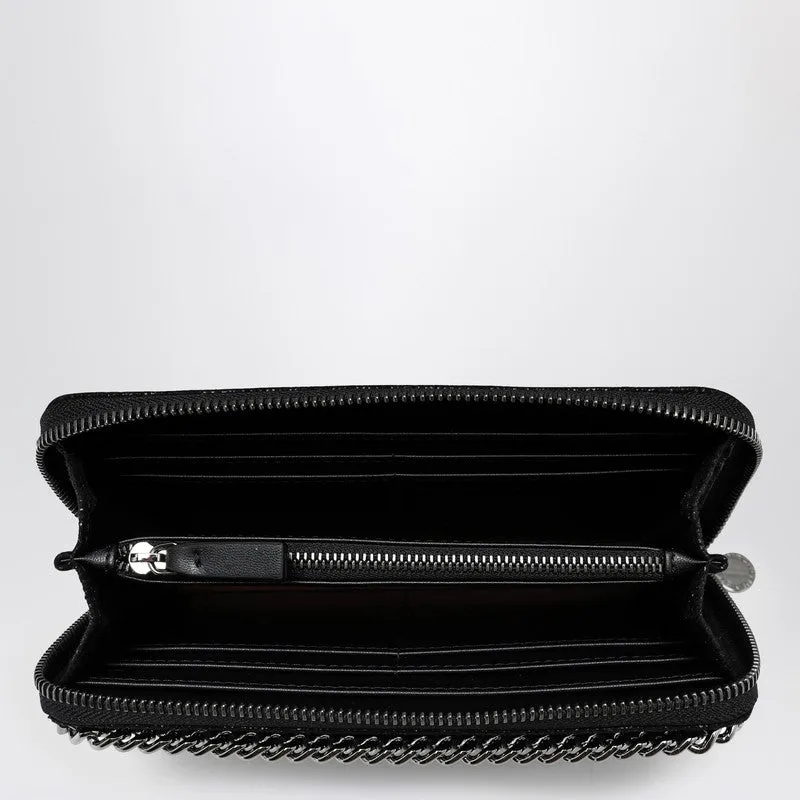 Black Zip Around Falabella Wallet sold by Wanan Luxury product image thumbnail 2