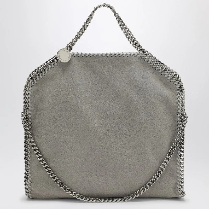 Light Grey Falabella Fold Over Tote Bag sold by Wanan Luxury