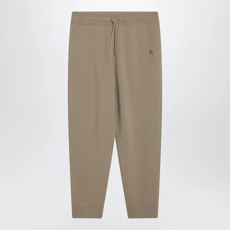 Beige Cashmere-Blend Jogging Trousers sold by Wanan Luxury