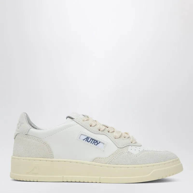 Medalist White Leather And Suede Trainer sold by Wanan Luxury