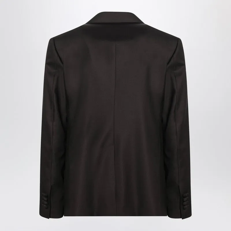 Brown Single-Breasted Wool Jacket sold by Wanan Luxury product image thumbnail 2