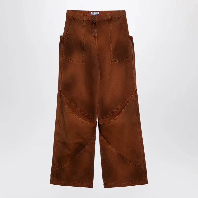 Brown Shaded Baggy Jeans sold by Wanan Luxury