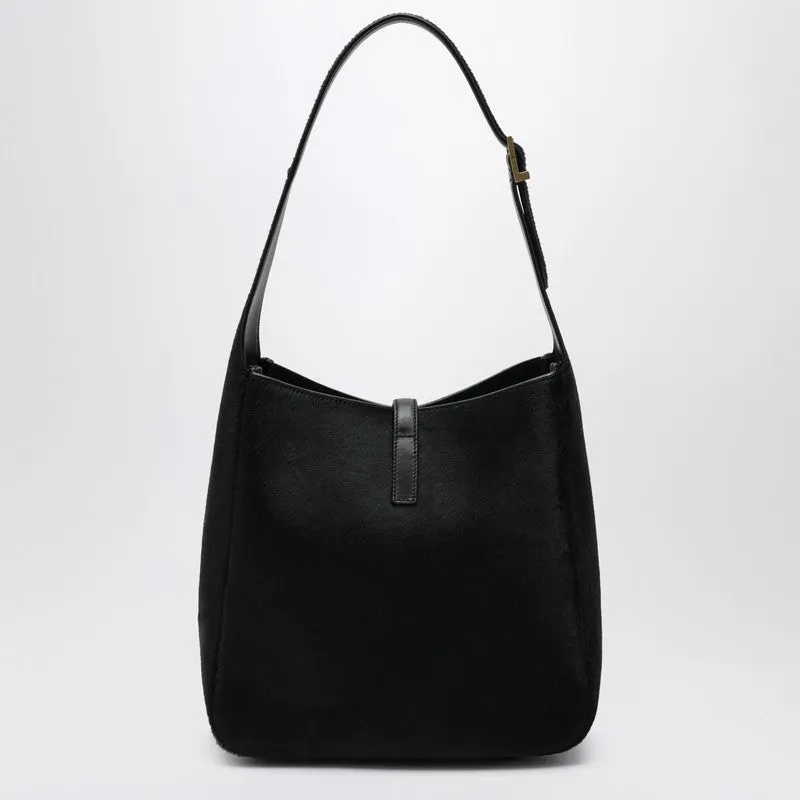 Black Le 5 À 7 Shoulder Bag In Pony-Effect Leather sold by Wanan Luxury product image thumbnail 2