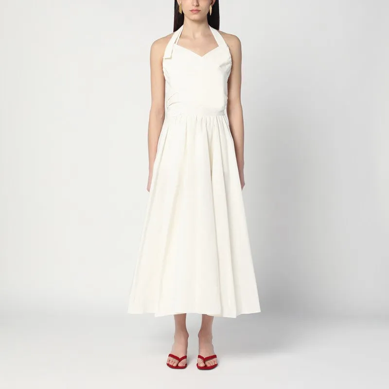 Ivory Dress With A Bow On The Back made by Wanan Luxury