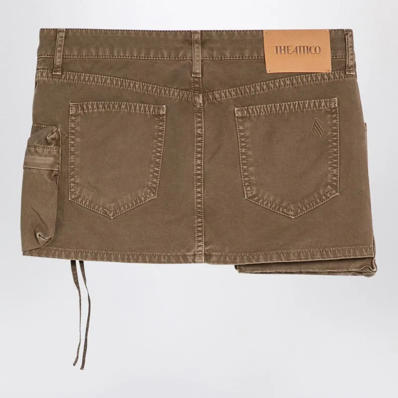 Fay Khaki Cargo Miniskirt sold by Wanan Luxury product image thumbnail 2