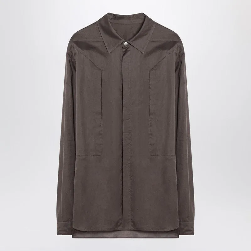 Dust-Coloured Cotton Shirt sold by Wanan Luxury