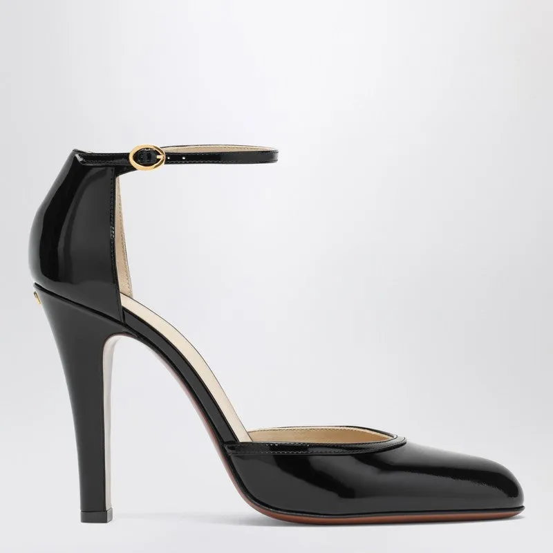 Hi Dolly Black Patent Leather Pumps sold by Wanan Luxury