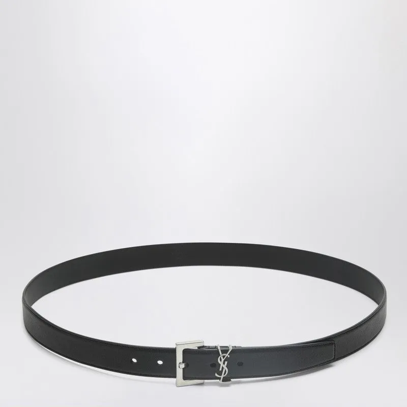Cassandre Black Leather Belt sold by Wanan Luxury