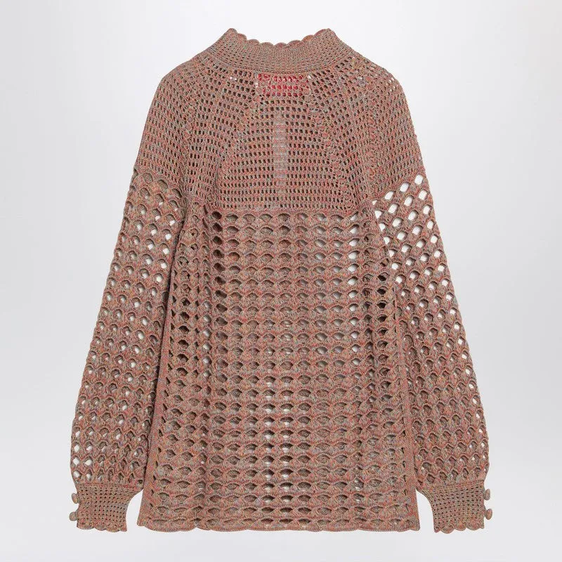Openwork Sweater In Linen Blend sold by Wanan Luxury product image thumbnail 2