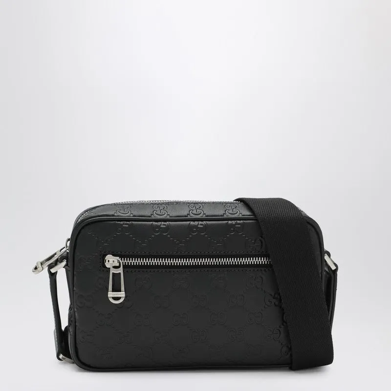 Small Black Gg Emblem Shoulder Bag sold by Wanan Luxury