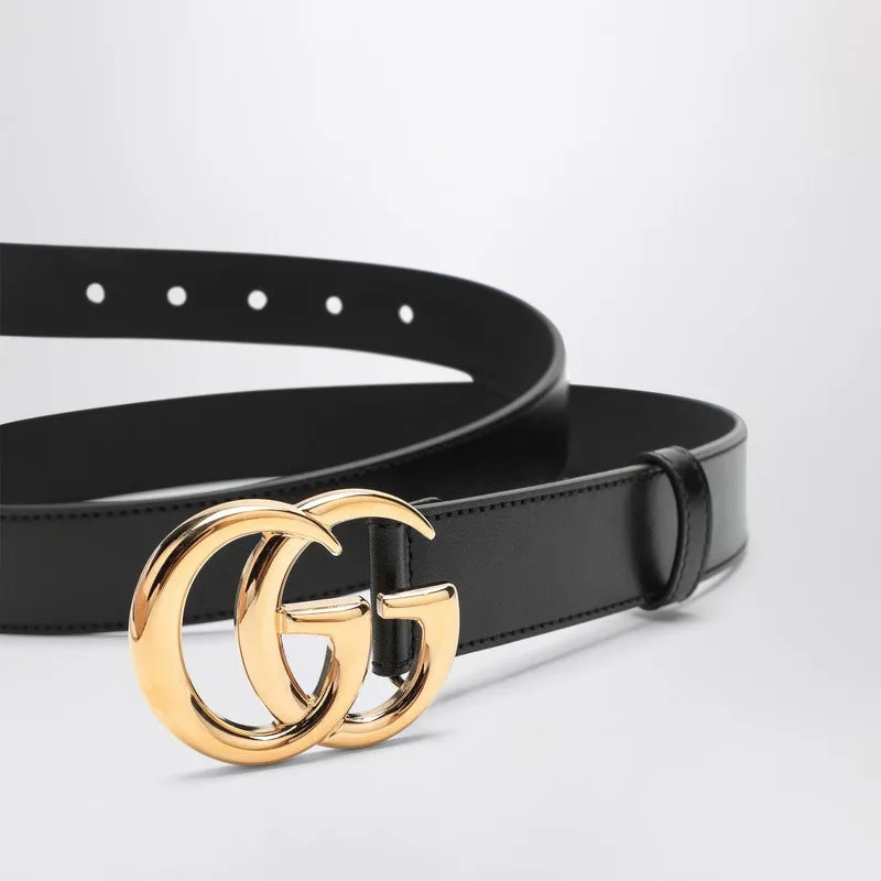Gg Marmont Black Belt With Glossy Buckle sold by Wanan Luxury product image thumbnail 2