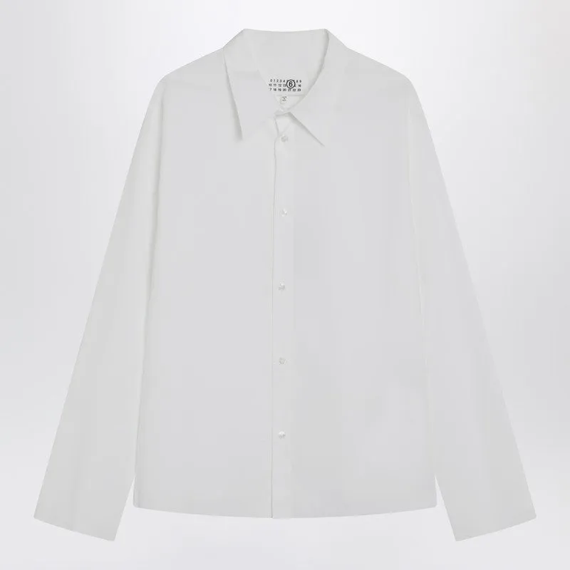 White Cotton Shirt sold by Wanan Luxury