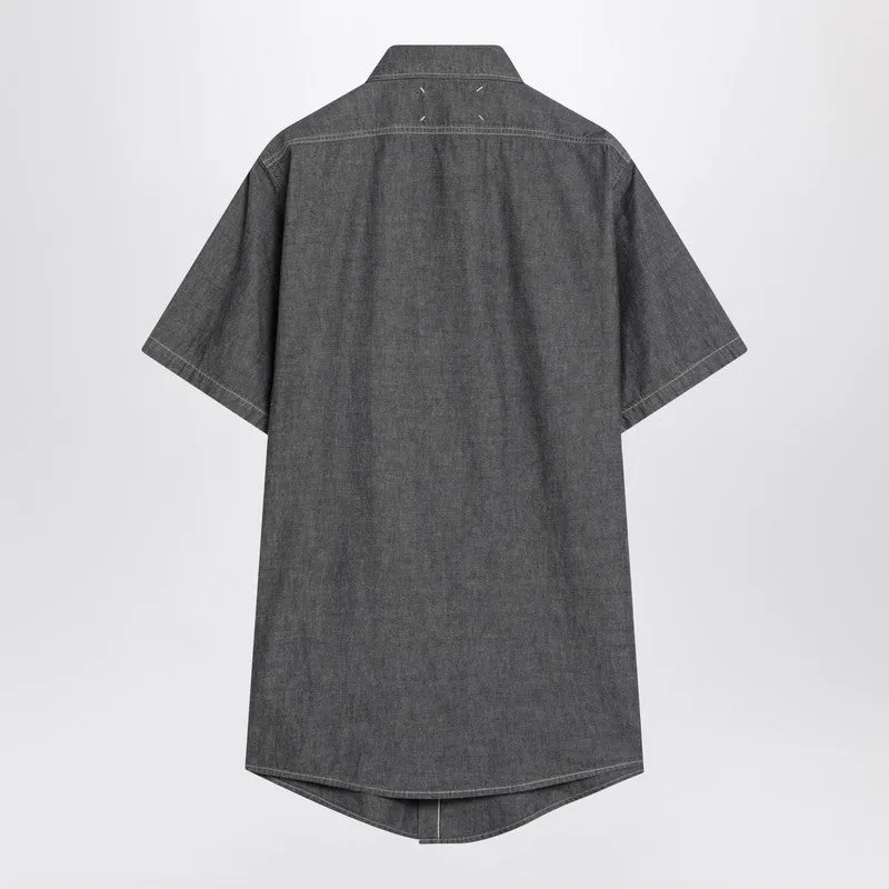 Gray Cotton Shirt sold by Wanan Luxury product image thumbnail 2