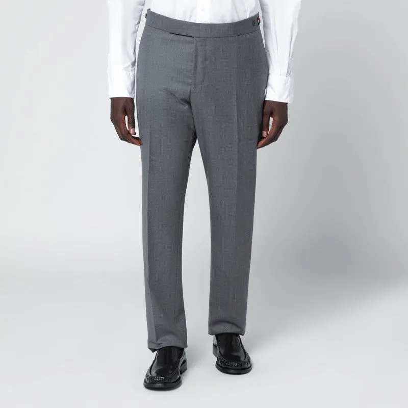 Grey Wool Trousers sold by Wanan Luxury