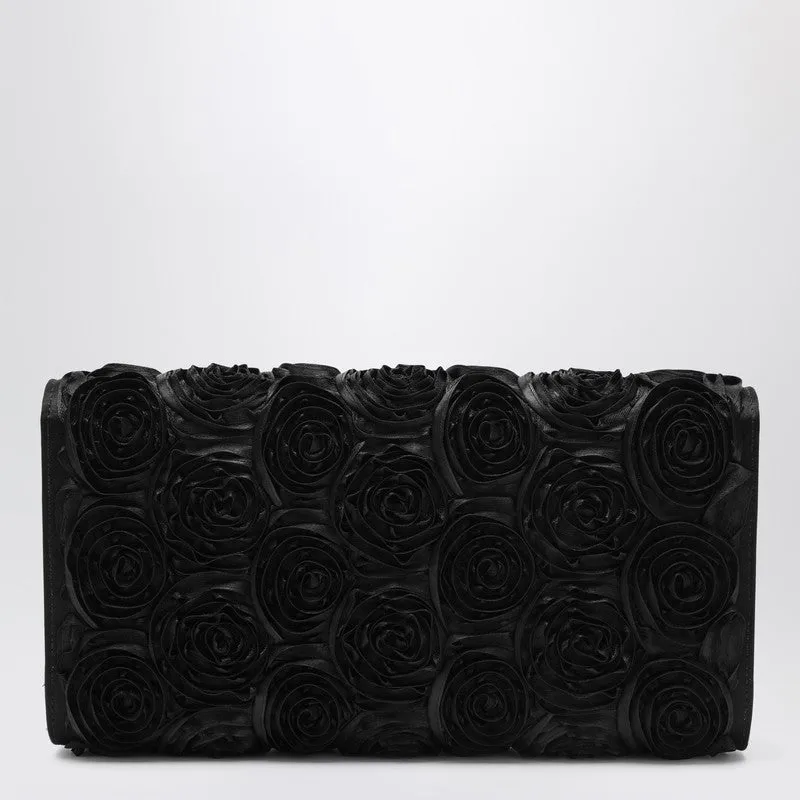 Black Flower Clutch Bag Efflorescence sold by Wanan Luxury product image thumbnail 2
