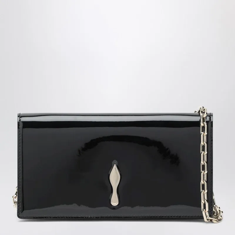 Bettina Black Patent Clutch sold by Wanan Luxury