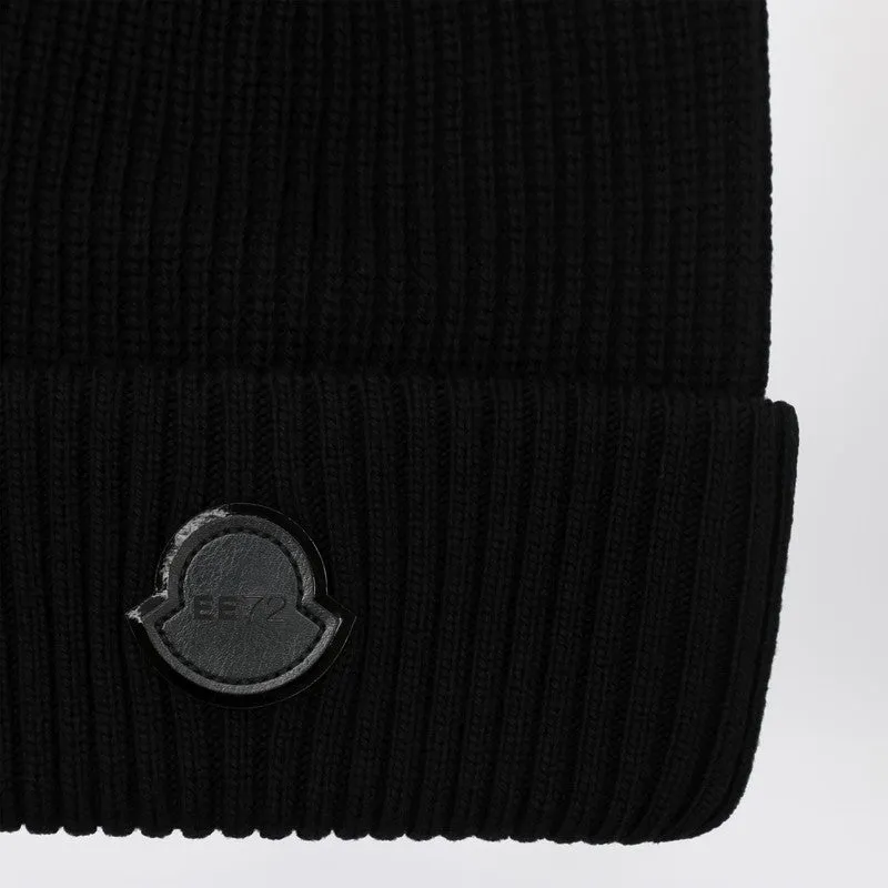 Black Wool Beanie sold by Wanan Luxury product image thumbnail 2