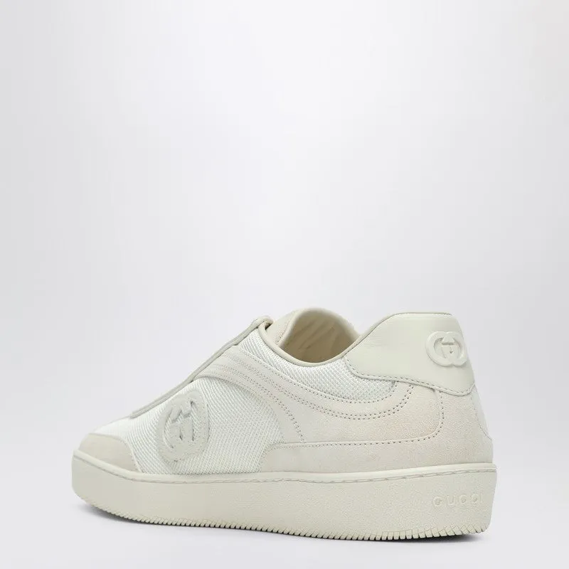 Sneaker With Gg Cross In White Leather And Mesh sold by Wanan Luxury product image thumbnail 2