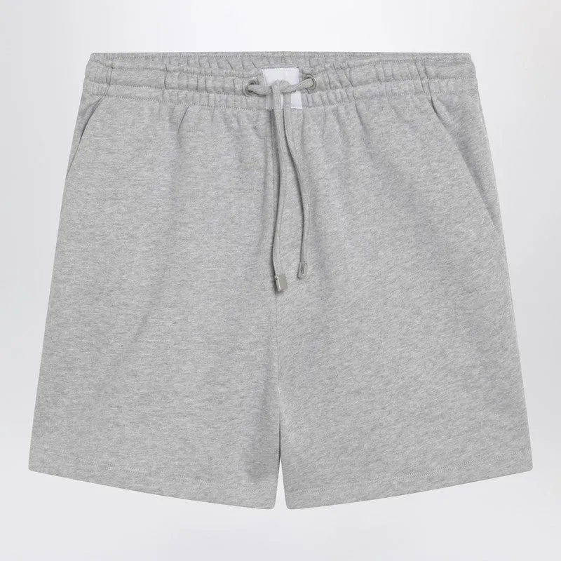 Grey Cotton Shorts made by The Attico