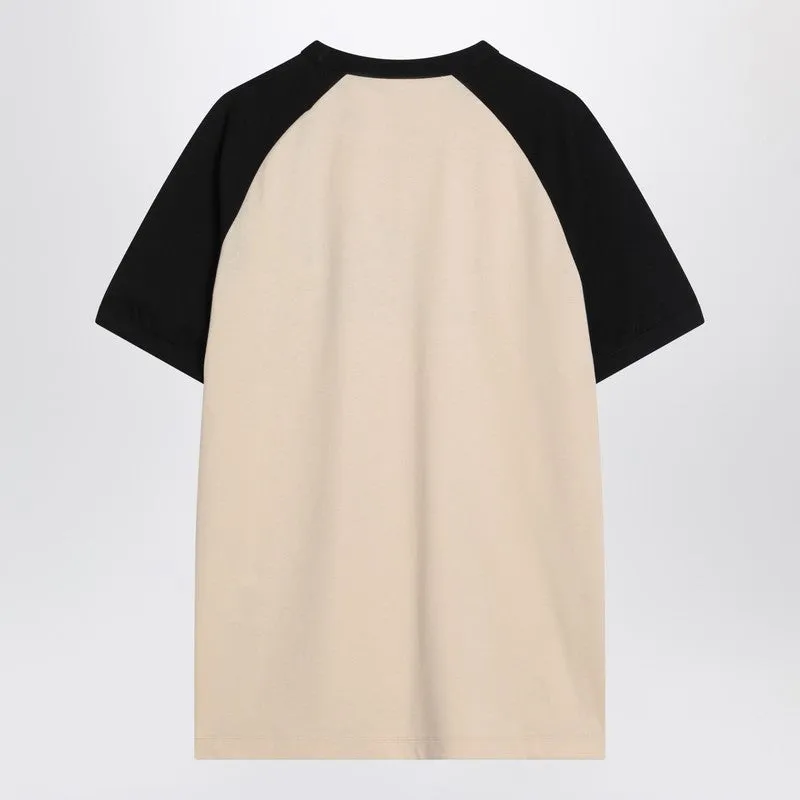 Butter/Black T-Shirt With Chez Valentino Print sold by Wanan Luxury product image thumbnail 2