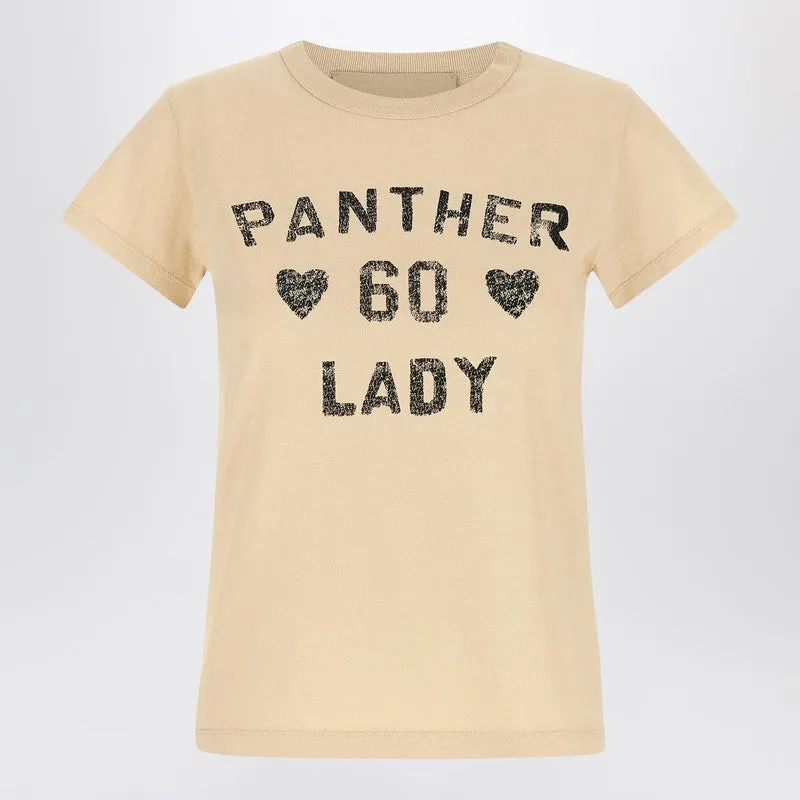 Panther Lady T-Shirt In Birch Color sold by Wanan Luxury