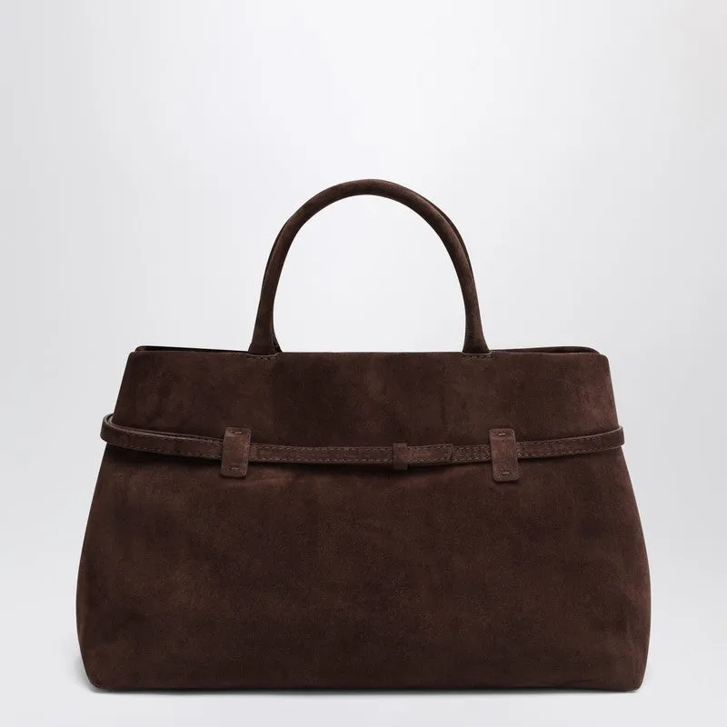 Le Cambon 35 Dark Brown Suede Bag sold by Wanan Luxury product image thumbnail 2