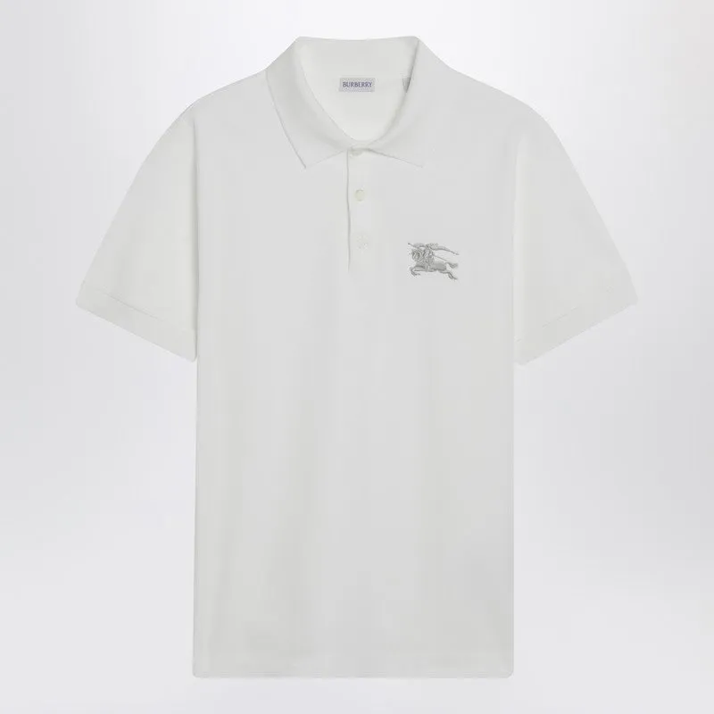 White Cotton Polo Shirt sold by Wanan Luxury