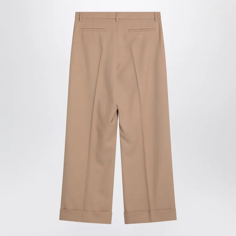 Camel-Coloured Wool Trousers sold by Wanan Luxury product image thumbnail 2