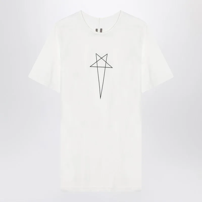 Jumbo White T-Shirt With Logo made by Rick Owens