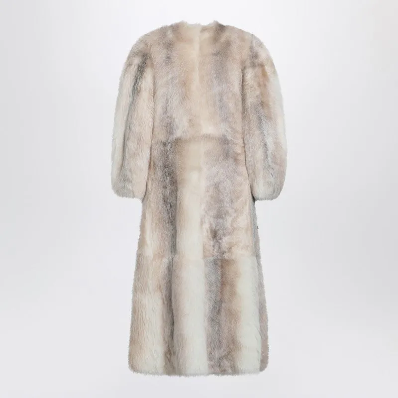 White Dorsato Shearling Coat sold by Wanan Luxury product image thumbnail 2