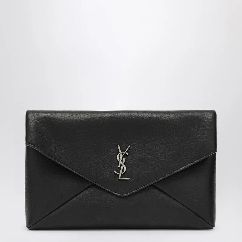 Cassandre Large Black Envelope Clutch Bag With Logo sold by Wanan Luxury
