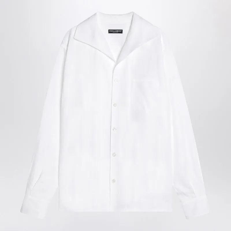 White Linen Shirt sold by Wanan Luxury