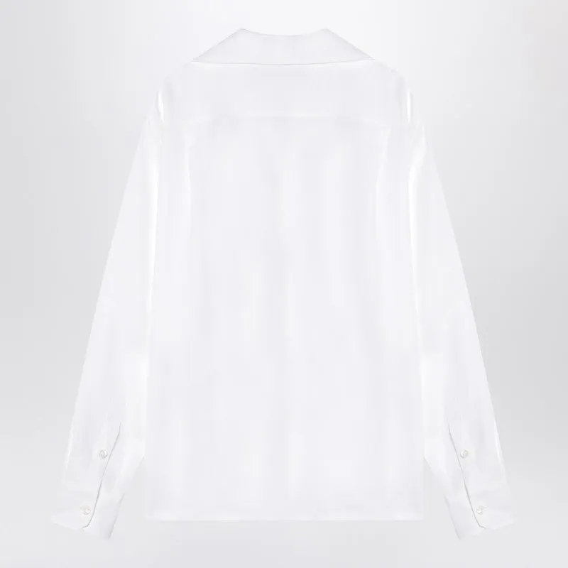 White Linen Shirt sold by Wanan Luxury product image thumbnail 2