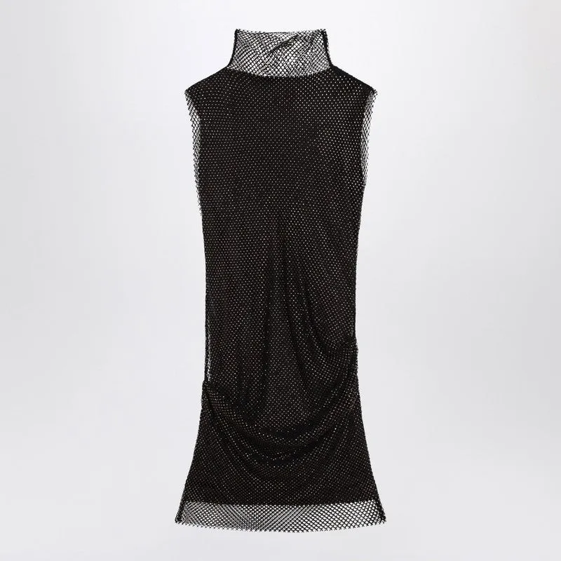 Black Mesh Mini Dress sold by Wanan Luxury product image thumbnail 2