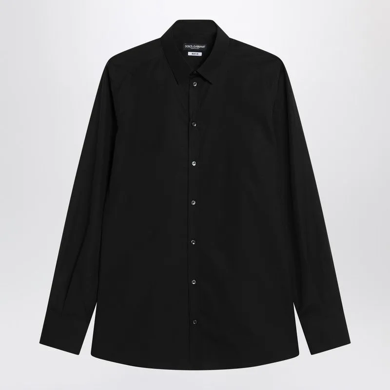 Black Cotton Shirt sold by Wanan Luxury