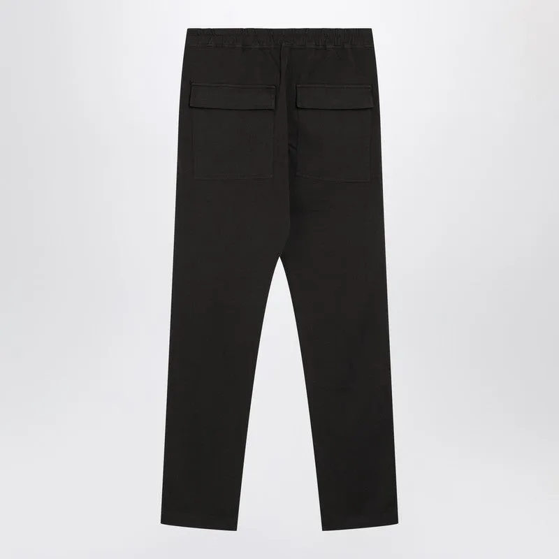 Black Cotton Jogging Trousers sold by Wanan Luxury product image thumbnail 2