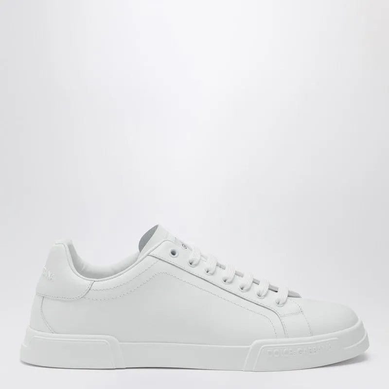 White Portofino Sneakers In Leather sold by Wanan Luxury