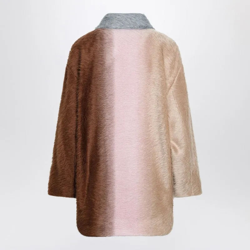 Double-Breasted Color-Block Coat sold by Wanan Luxury product image thumbnail 2