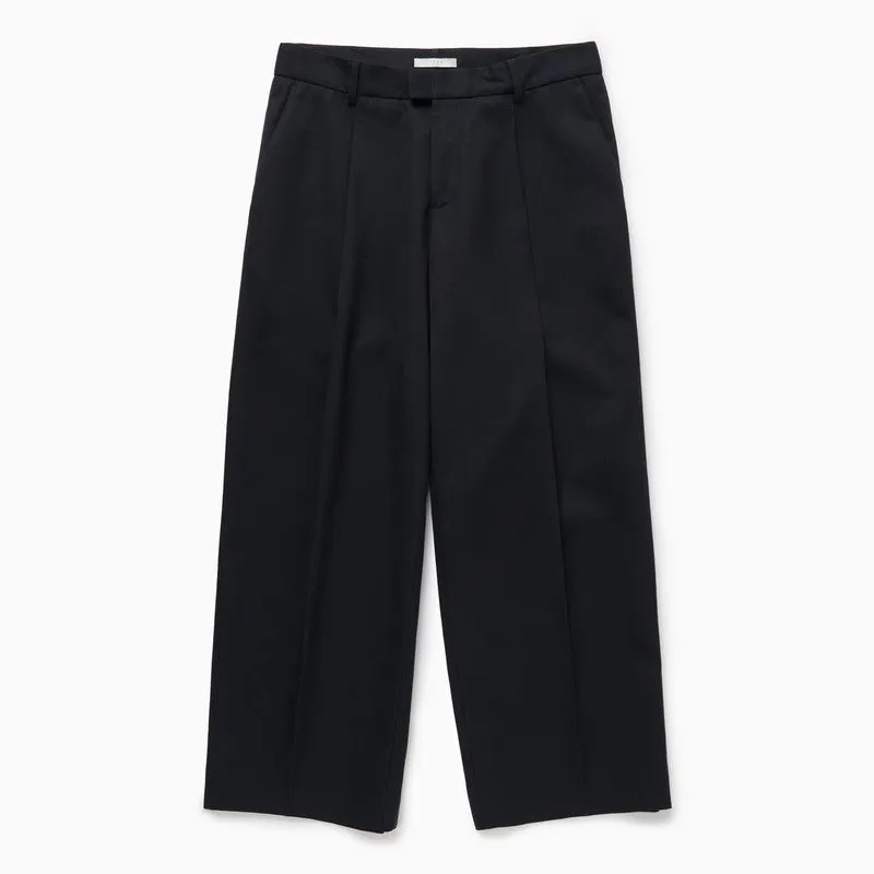 Chino Pleated Pants Dark Blue sold by Wanan Luxury