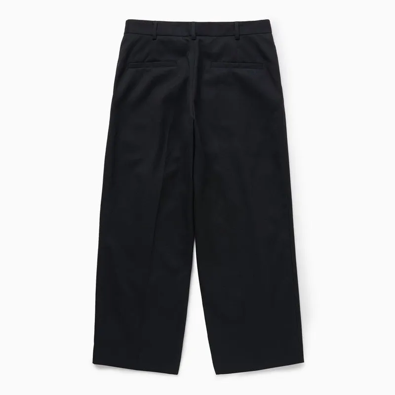 Chino Pleated Pants Dark Blue sold by Wanan Luxury product image thumbnail 2