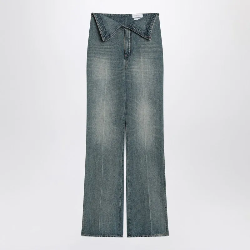 Flared Jeans With Turn-Ups At The Waist sold by Wanan Luxury
