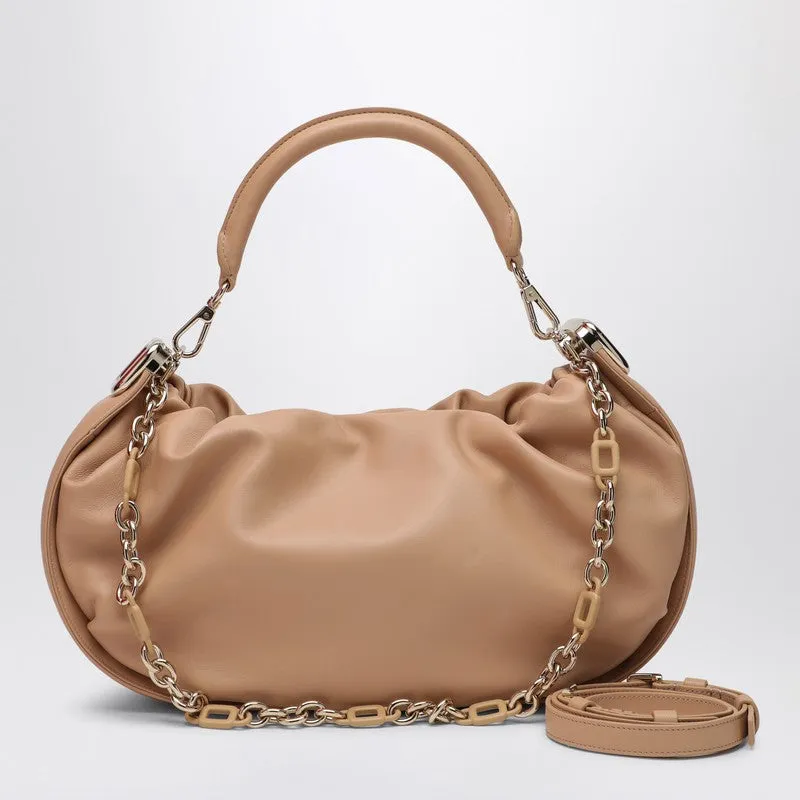 Viv' Choc Royal Desert Leather Hobo Bag made by Roger Vivier