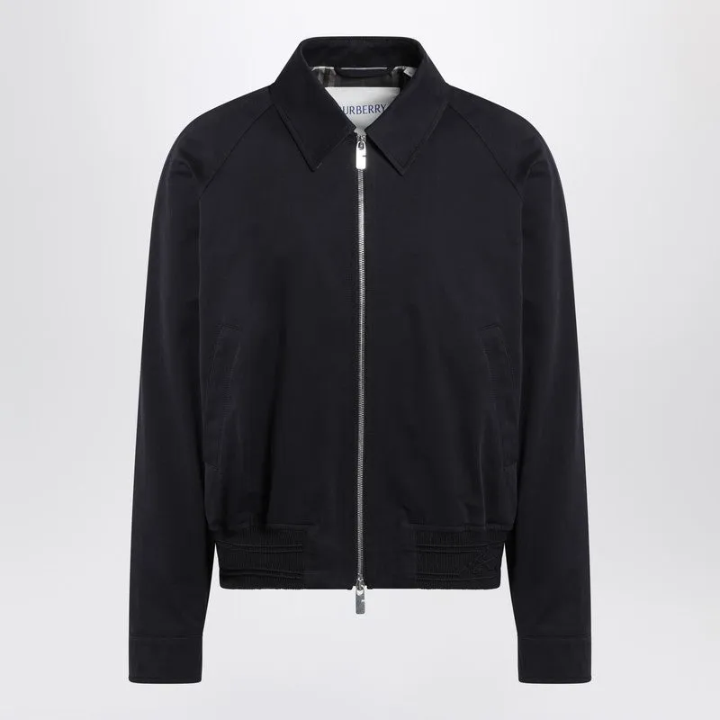 Harrington Jacket Navy Blue In Cotton sold by Wanan Luxury
