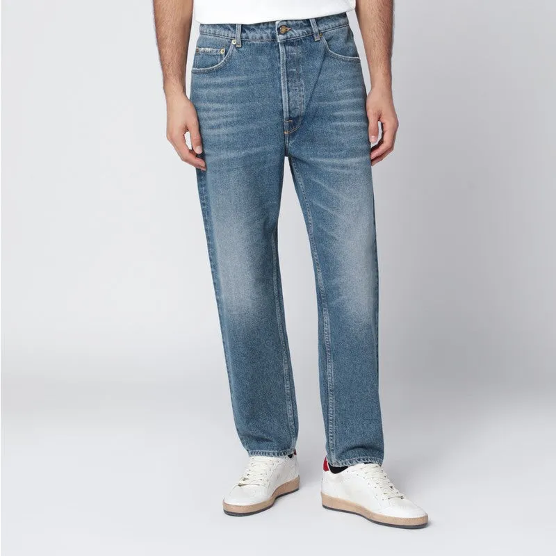 Washed-Effect Blue Jeans sold by Wanan Luxury