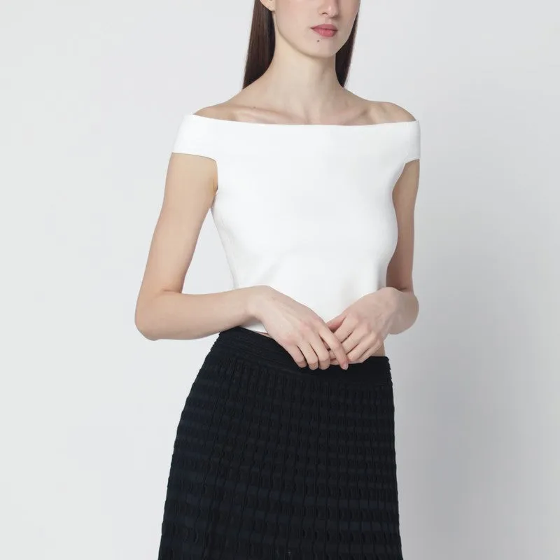 Black Rayon-Blend Top sold by Wanan Luxury