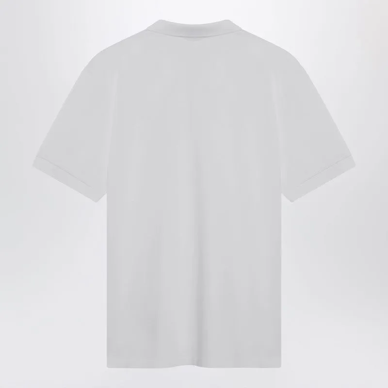 White Polo Shirt With Logo Patch sold by Wanan Luxury product image thumbnail 2