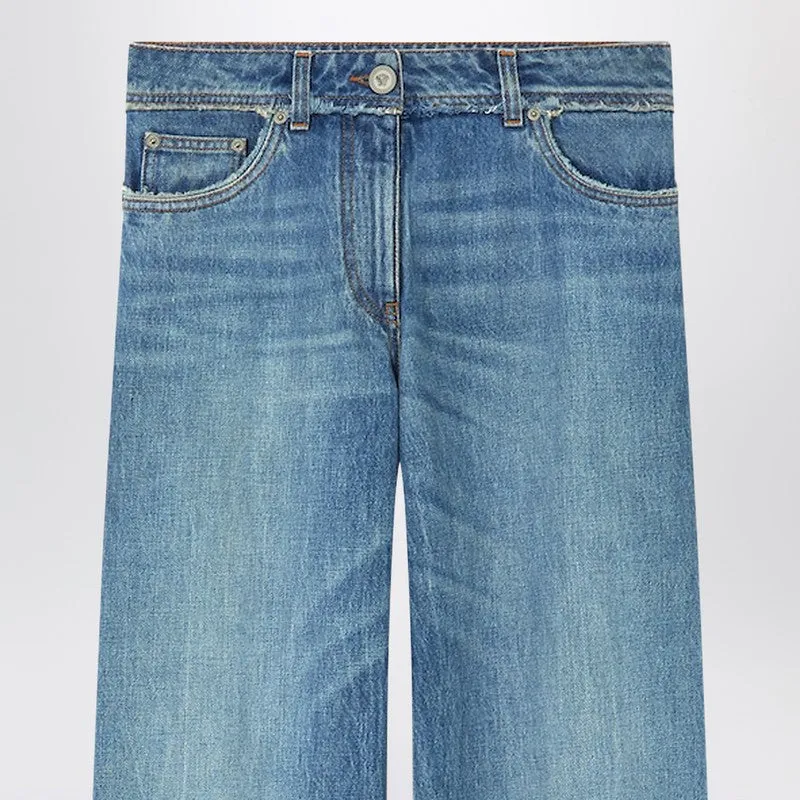 Medium Blue Boyfriend Jeans sold by Wanan Luxury product image thumbnail 2