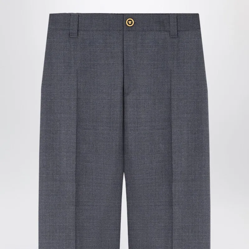 Anthracite Grey Wool Jogger Trousers sold by Wanan Luxury product image thumbnail 2