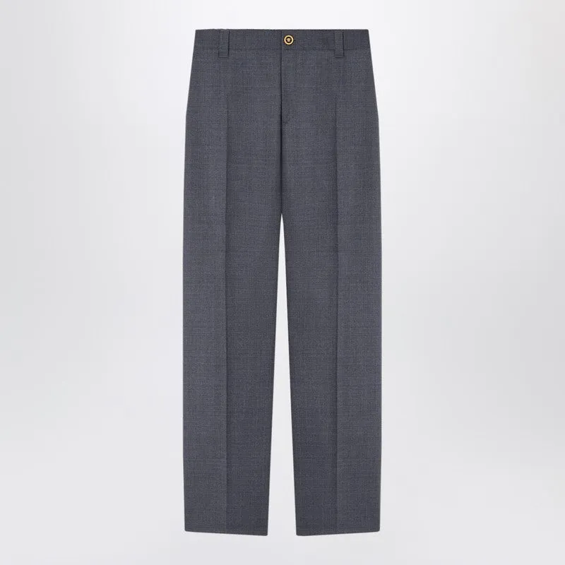 Anthracite Grey Wool Jogger Trousers sold by Wanan Luxury