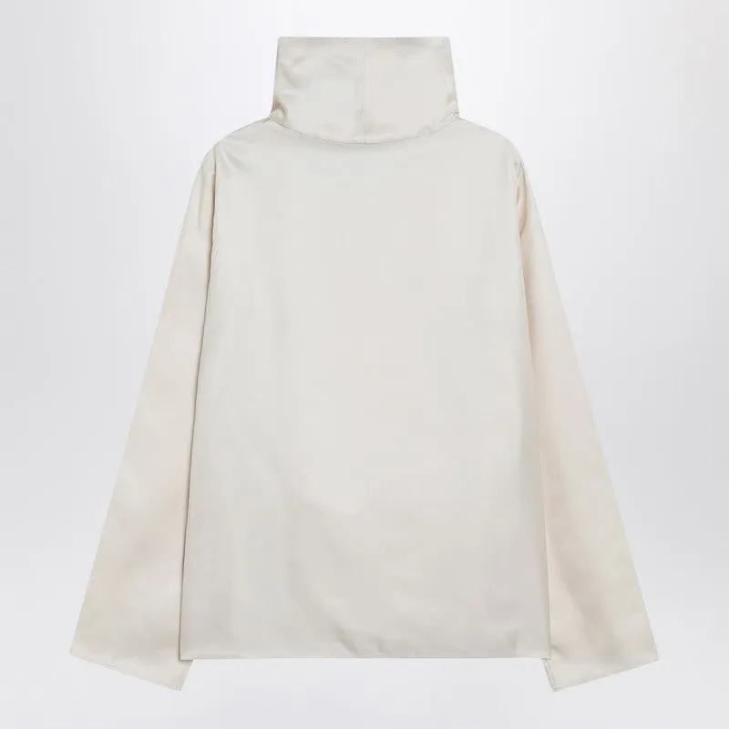 Ivory Cyna Silk Blouse sold by Wanan Luxury product image thumbnail 2